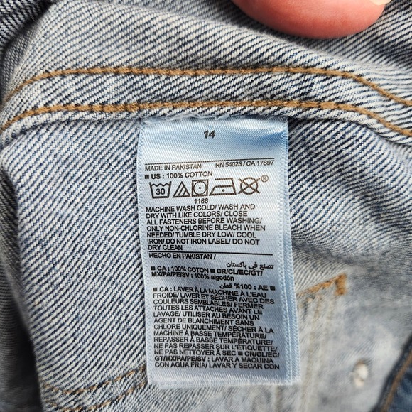 Old Navy High-Rise Baggy Wide Leg Jeans Womens 14 Medium Wash Drapey Denim - Picture 6 of 8